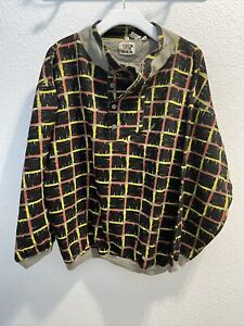 Vintage 1980s Ton Sur Ton Sweatshirt Plaid Multi Size M