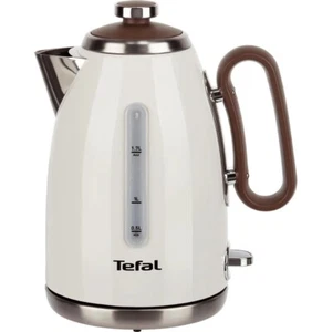 Tefal Retra Kettle Fast Boil  3000 W 1.7L Cream and Mokka KI780A40 - Picture 1 of 6