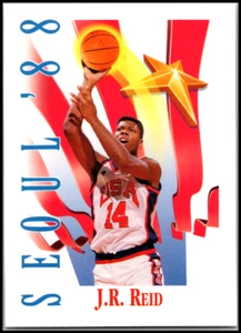 1991 SkyBox #554 JR Reid - Team USA SPEDIZIONE GRATUITA! - Foto 1 di 2