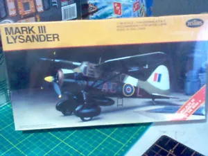 VINTAGE 1975 Testors models 1/48 scale Mark III Lysander - Picture 1 of 2