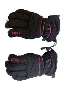 HEAD Girl's Ski Snow Snowboard Gloves Insulated Youth Size Medium - Picture 1 of 6