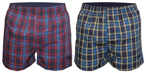 CHEX Amazon 6-8 9-11 Years Boys Tartan Swimming Shorts Mesh Lined Tie Cord Waist - Picture 1 of 9