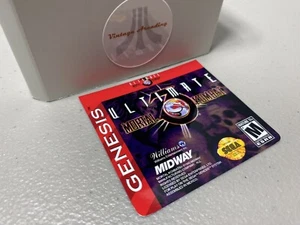 Ultimate Mortal Kombat 3 (Sega Genesis) Replacement Label - Picture 1 of 1