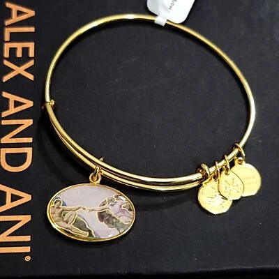 Brazalete Alex And Ani Creation of Adam Charm Foto 1 de 4