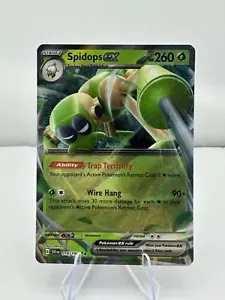 Pokemon Scarlet & Violet 019/198 Spidops ex - Picture 1 of 2