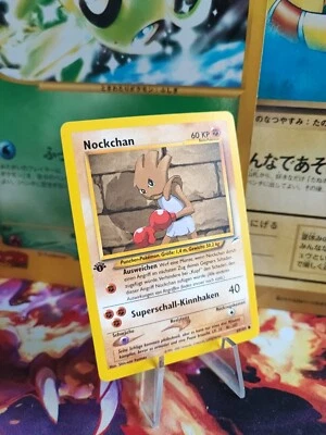 Pokemon Karte Card Nockchan Hitmonchan Neo Destiny 1. Edition Deutsch Wotc NM+ - Bild 1 von 4