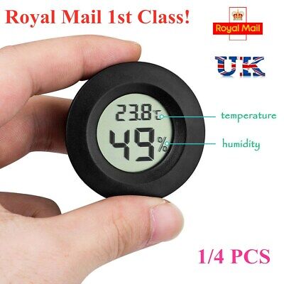 Digital Temperature Humidity Meter Sensor Thermometer  Gauge LCD Hygrometer Room • 3.99£