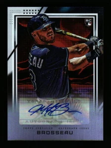 2020 Topps Fire MICHAEL BROSSEAU (RC) Rookie Auto Tampa Bay Rays - Picture 1 of 2