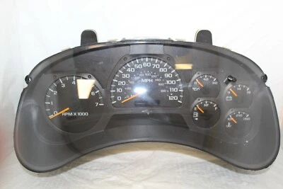 Medidor de painel de instrumentos velocímetro 03 04 Trailblazer EXT 203.554 milhas RECONSTRUÍDO - Imagem 1 de 4