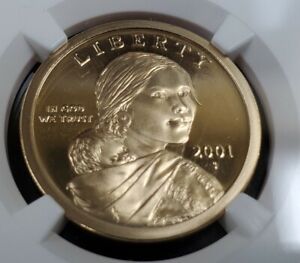 2001-S Sacagawea Native American Dollar NGC PF 70 Ultra Cameo