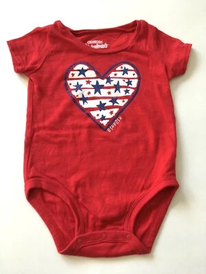 Camiseta OshKosh Originals Roja Blanca y Azul Brillo Una Pieza Foto 1 de 4