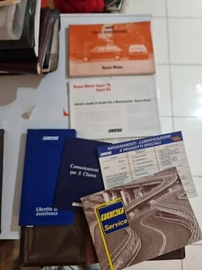 kit libretto uso e manutenzione Fiat Nuova Ritmo Super, Abarth 1981 originale - Foto 1 di 10