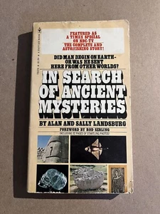 IN SEARCH OF ANCIENT MYSTERIES  Alan Landsburg  1974 paperback SERLING FOREWORD  - Imagen 1 de 3