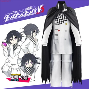Danganronpa V3 Kokichi Oma Cosplay Kostüm - komplettes Set mit Umhang & Schal - Bild 1 von 13