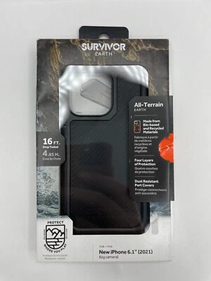 Survivor All-Terrain Earth Case for iPhone 13 Pro (big Camera) - Black - Image 1 of 3