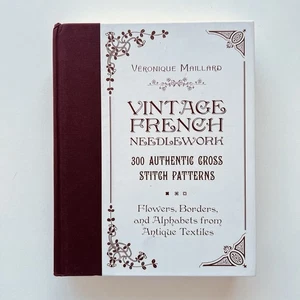 Vintage French Needlework 300 Authentic Cross-Stitch Patterns (Maillard) book - Picture 1 of 24