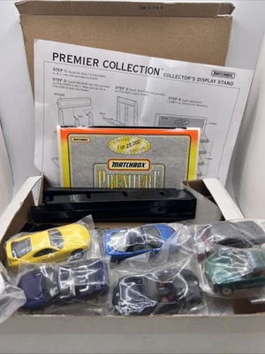 1996 JC Penney Matchbox Premiere Display Shelf Rack 7 Car Collection Exclusive - Image 1 of 4
