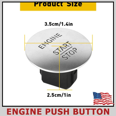 Аксессуары для кнопки запуска и остановки двигателя Mercedes Benz кнопка запуска - Изображение 1 из 4