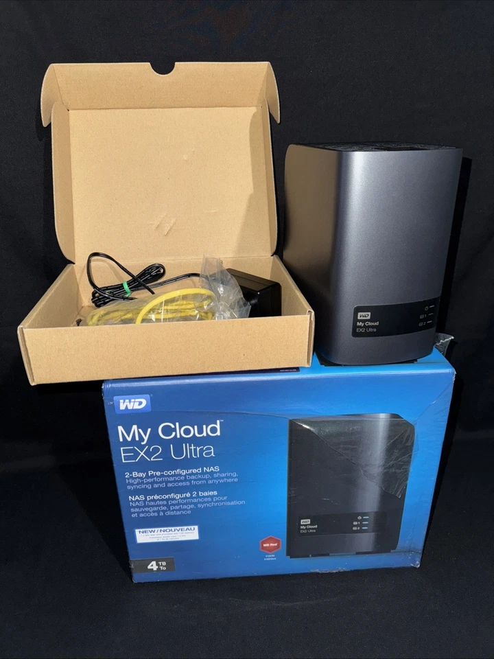 Western Digital WD My Cloud EX2 Ultra NAS | 4TB (2 x 2TB) WD Red NAS Drives - Image 1 of 4