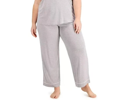 Alfani Womens Knit Pajama Pants Heather Gray Size XXL 0316 (Just Pants) - Image 1 of 3