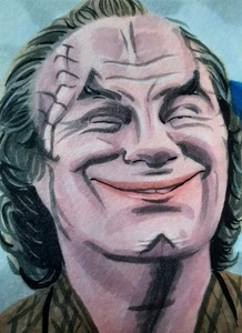 Original aceo John Billingsley Doctor Phlox Star trek Enterprise aceo drawing - Picture 1 of 1