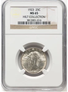 1923 Standing Liberty Quarter NGC MS65 - Picture 1 of 2