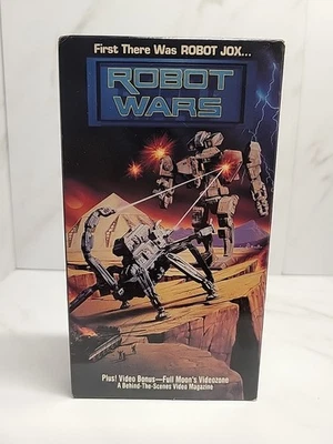 Robot Wars (Full Moon VHS, 1993) Don Michael Paul Barbara Crampton CULT Sci-fi - Image 1 of 4