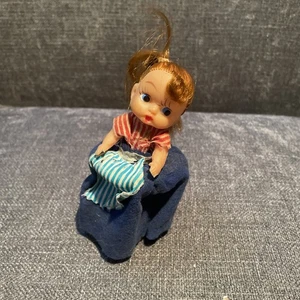 Vintage Wind-up Doll Girl - Bild 1 von 4
