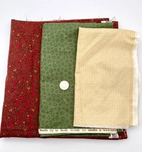 Moda Sandy Gervais BUNDLE UP - 3 Print Bundle - 2.5 yd + 1.5 yd + .5 yd = 4.5 yd - Picture 1 of 4
