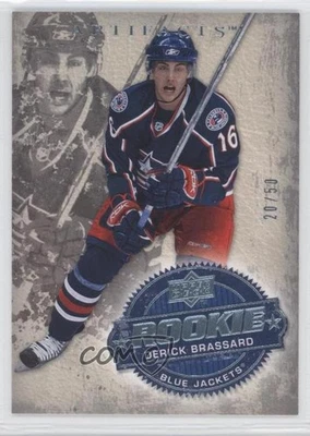 2008-09 Upper Deck Artifacts Rookie Blue /50 Derick Brassard #201 Rookie RC - Image 1 of 2