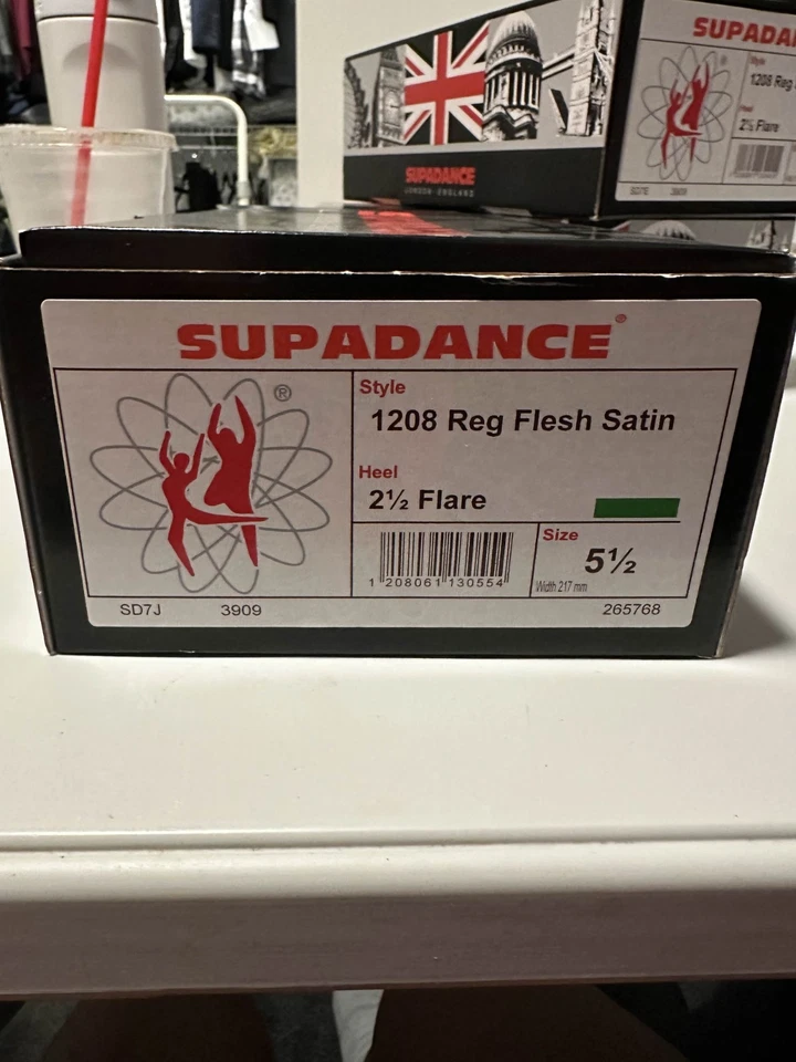 SUPADANCE 1208 Women's Size 5.5 (UK) American Smooth Dance Shoes 2.5" Flare Heel - Image 1 of 1