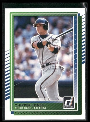 Chipper Jones 2025 Donruss Atlanta Braves #92 Foto 1 de 2