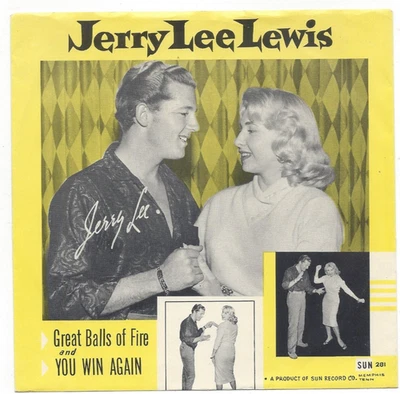 JERRY LEE LEWIS, "GREAT BALLS OF FIRE" - Image 1 of 4