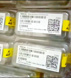 Nuevo módulo óptico NOKIA FOSH 47259A.101 6G SFP+ 850nm 300M mm - Imagen 1 de 2