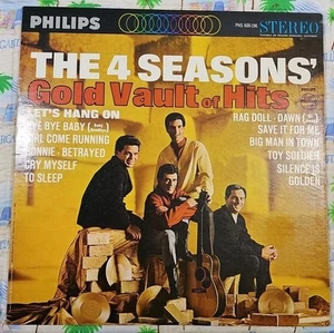 The 4 Seasons And Frankie Valli Gold Vault Of Hits LP Vinyl Record PHS 600-196 - Picture 1 of 6