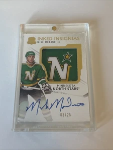 2019-20 The Cup Inked Insignias Mike Modano ON CARD PATCH AUTO /25 Minnesota - Picture 1 of 2
