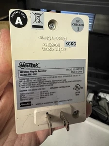 Westek Modello RFA-110 Interruttore Wireless da Interno Telecomando Solo Ricevitore - Foto 1 di 4
