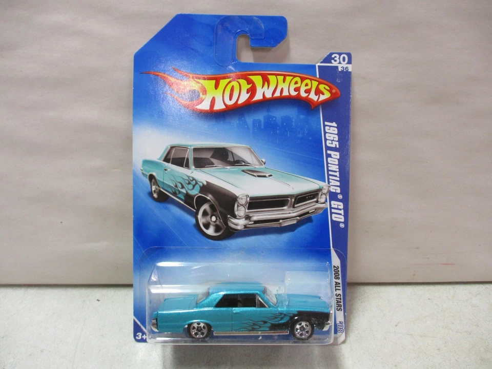 Hot Wheels 2008 All Stars 1965 Pontiac GTO Green Variation