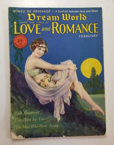 Dream World Magazine "INTO THE LAND OF LOVE and ROMANCE" edition February 1928 - Picture 1 of 24