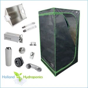 TENT/600W MAGNETIC BALLAST/HPS & MH LAMPS/6" COOLVENT REFLECTOR/VENTILATION KIT - Picture 1 of 25