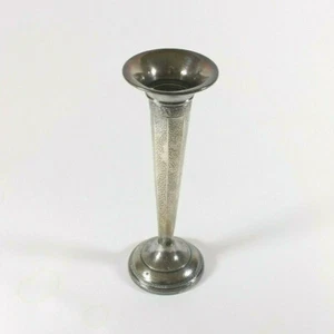 Silver Vase 8 inches Antique Webster Sterling Silver Single Stem Flower Vase - Picture 1 of 11