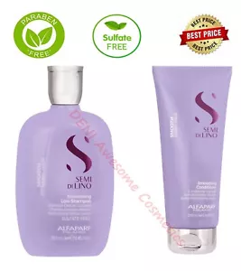 Alfaparf Semi Di Lino Smooth Rebel Smoothing Shampoo + Conditioner - Picture 1 of 1