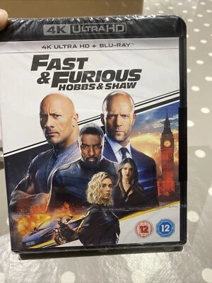 Fast And Furious Hobbs And Shaw NEW SEALED 4K UHD BLU RAY - Image 1 of 2