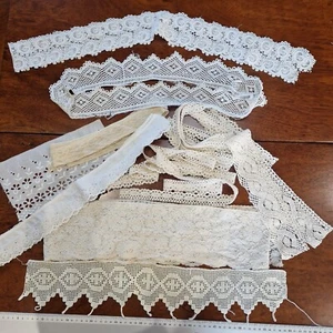 Lovely Vintage Lace edging trim Job Lot Sewing Craft #191 - Picture 1 of 10