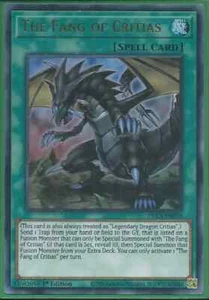 Yugioh - The Fang of Critias - 1st Edition Ultra Rare Holographic Card - Picture 1 of 1