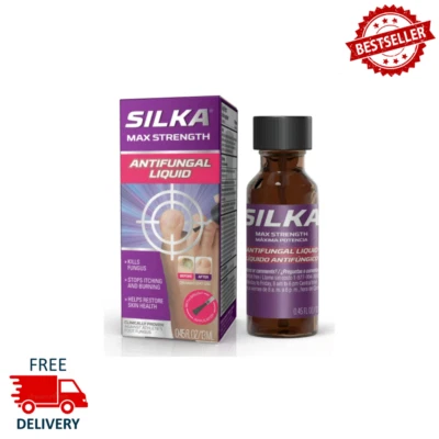 Silka Max Strength Antifungal Liquid with Brush Applicator for Toenail Fungus - Image 1 of 4