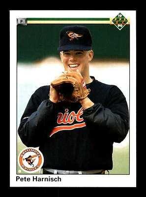 PETE HARNISCH ⚾ 1990 Upper Deck Baseball #623 Baltimore Orioles - Image 1 of 2