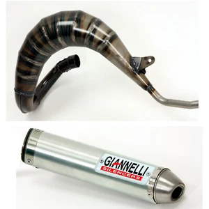ESCAPE COMPLETO ALUMINIO CROSS 2T GIANNELLI PER YAMAHA DT 125 R / X 2004 > 2006 - Imagen 1 de 1