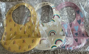 Cute Silicone Baby Bibs Food catcher PBA Free PVC Free PHYHALATE Free - Picture 1 of 4
