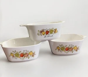 Vintage Set Corning Ware P-43-B And La Persil 2.75 cu Baking Storage Containers - Picture 1 of 4